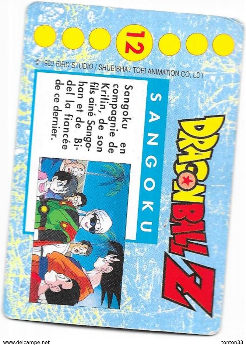 LOT de 114 CARTES DRAGONBALL Z  BIRD STUDIO 1987 -