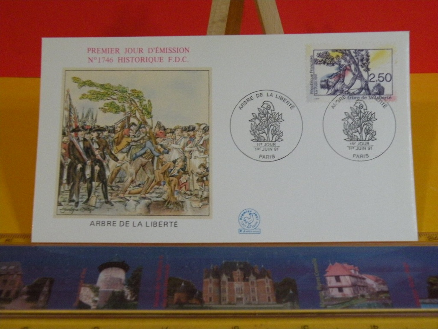 Arbre De La Liberté - Paris - 1.6.1991 FDC 1er Jour N°1746 - Coté 3€ - 1990-1999