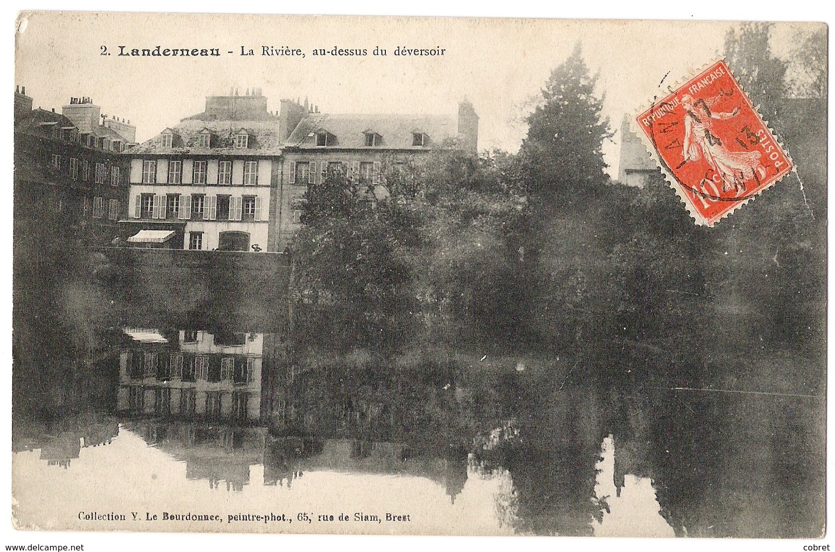 LANDERNEAU - La Rivière, Au-dessus Du Déversoir - Landerneau