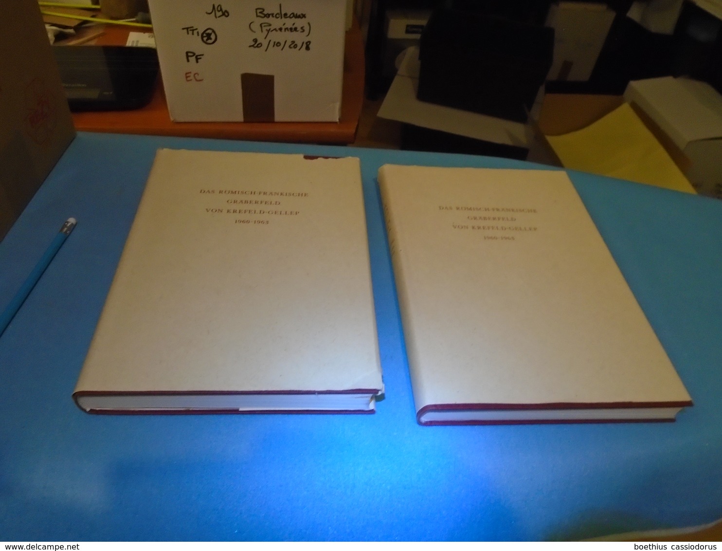 Das Römisch-Fränkische Gräberfeld Von Krefeld-Gellep 1960-1963 2 Vol Archéologie / Moyen Age - 2. Moyen Age