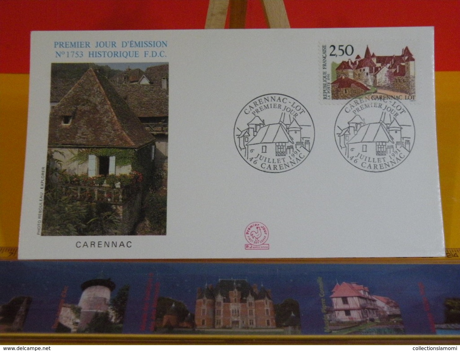 Village De Carennac - 46 Carennac - 6.7.1991 FDC 1er Jour N°1753 - Coté 2,20€ - 1990-1999