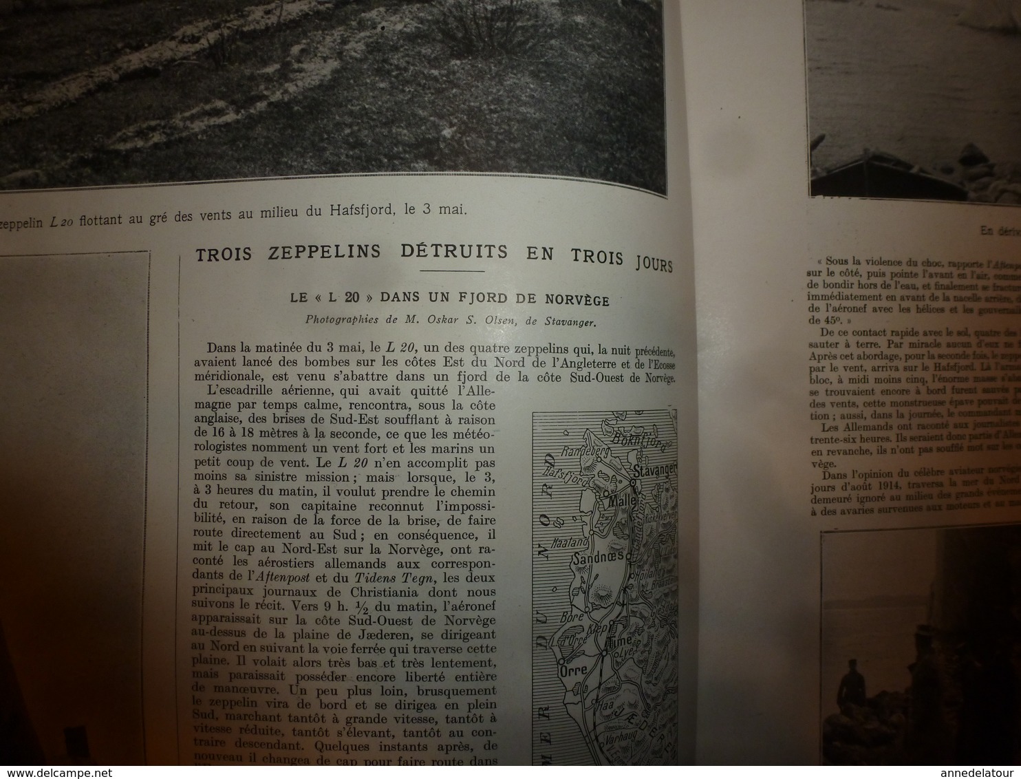 1916 L'ILLUSTRATION :3 Zeppelin abbatus;Le Grand Duc NICOLAS;Notre-Dame de Fourvières (Funérailles Primat des Gaules)etc