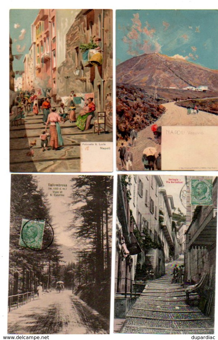 Italie / LOT de cartes postales d'ITALIE et carnets : plus de 1250 vues différentes, très bon état.