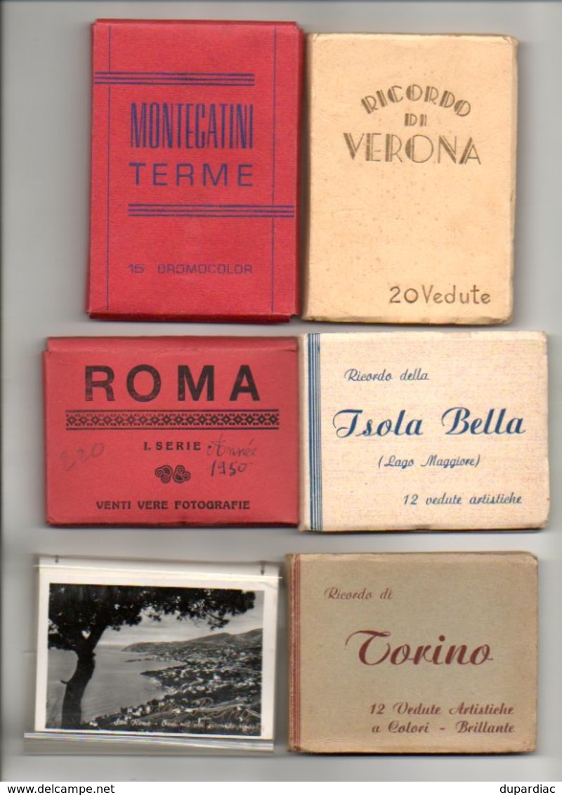 Italie / LOT de cartes postales d'ITALIE et carnets : plus de 1250 vues différentes, très bon état.