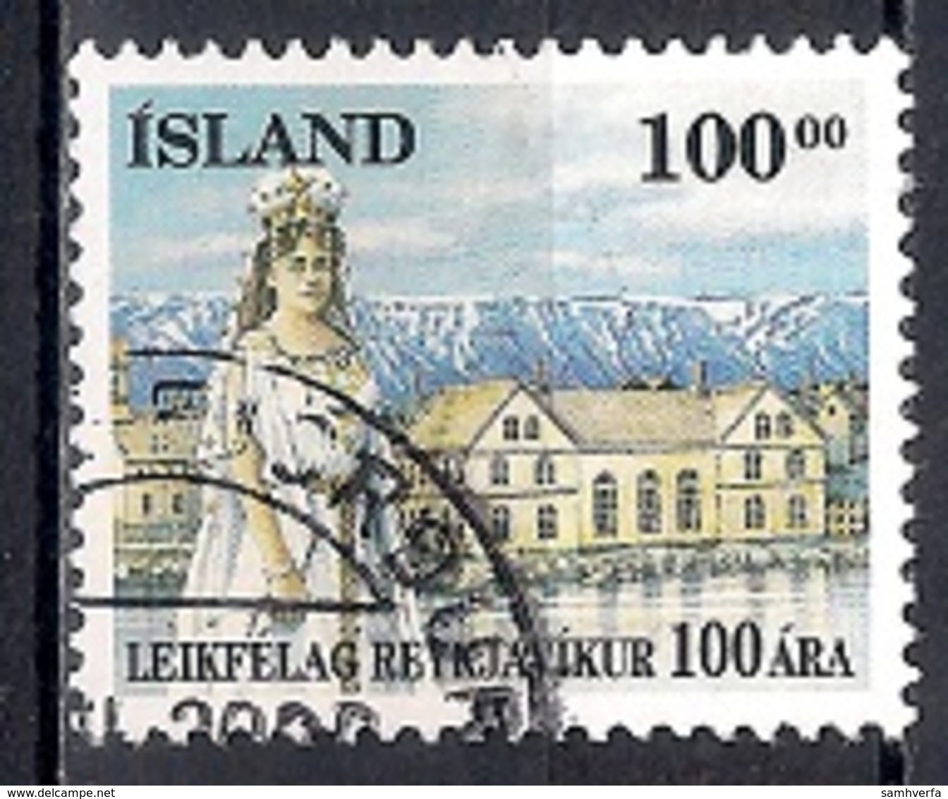 Iceland 1997 - The 100th Anniversary Of The Reykjavik Theatre - Usados