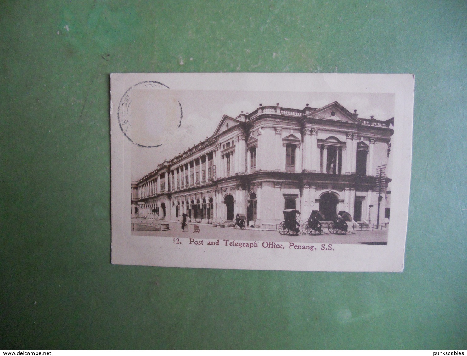 CPA ASIE MALAISIE POST AND TELEGRAPH OFFICE PENANG S S 1916 EXC ETAT - Malaysia