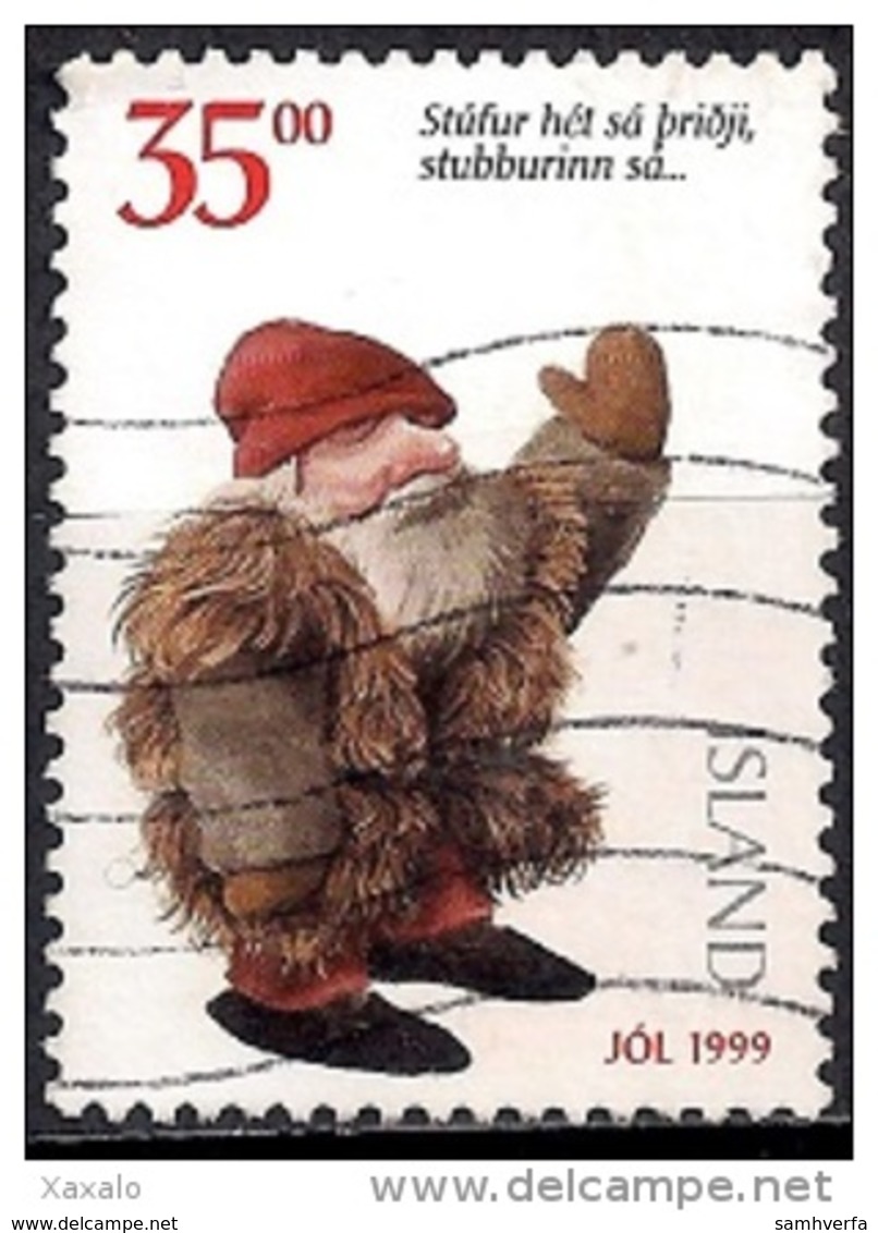 Iceland 1999 Christmas Gnomos - Usados