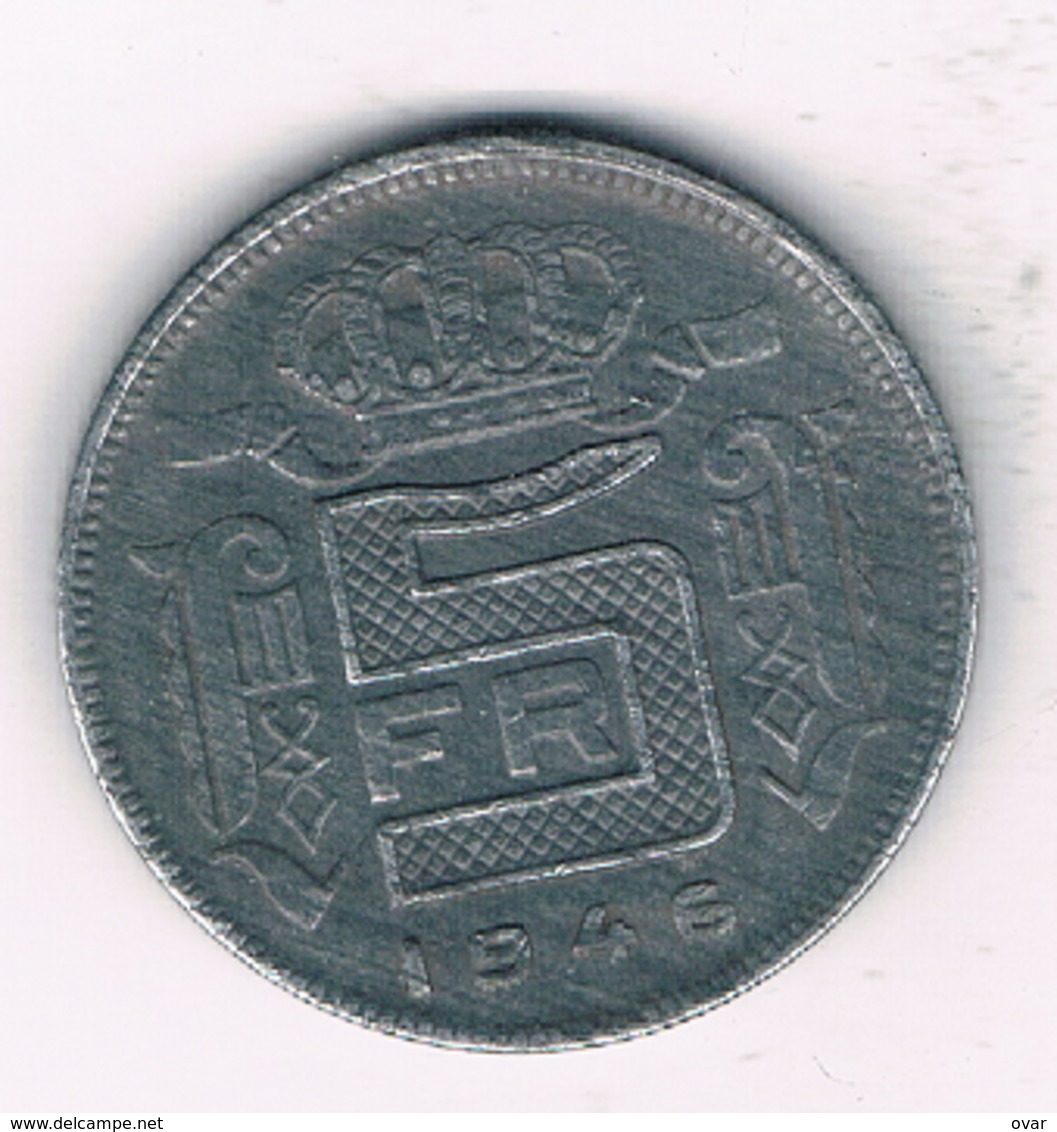 5 FRANC 1946 FR BELGIE /1281/ - 5 Francs