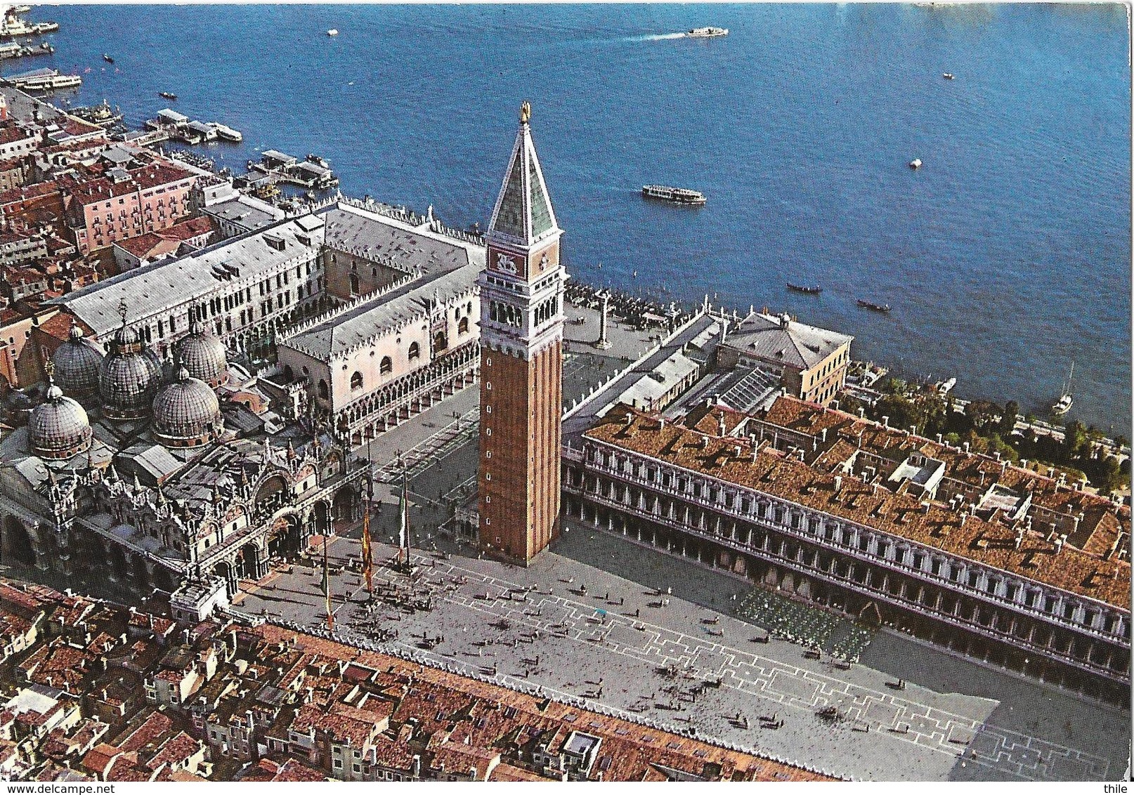 VENISE VENEZIA - Piazza S. Marco Dall'aereo - Vue Aérienne - Aerial View - Venezia (Venice)