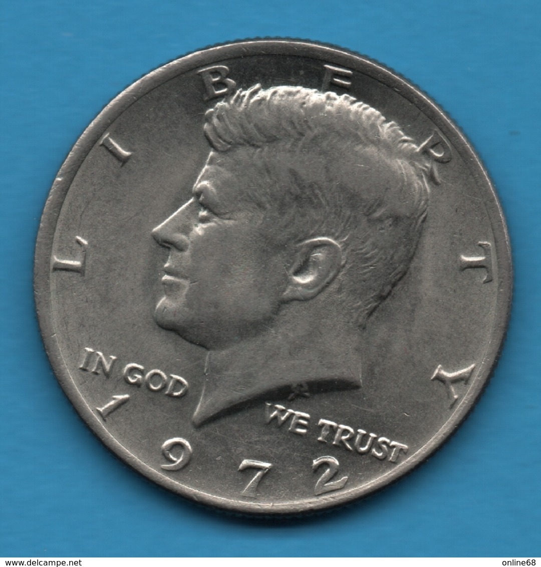 USA 1/2 DOLLAR 1972 KM# 202b "Kennedy Half Dollar" - 1964-…: Kennedy