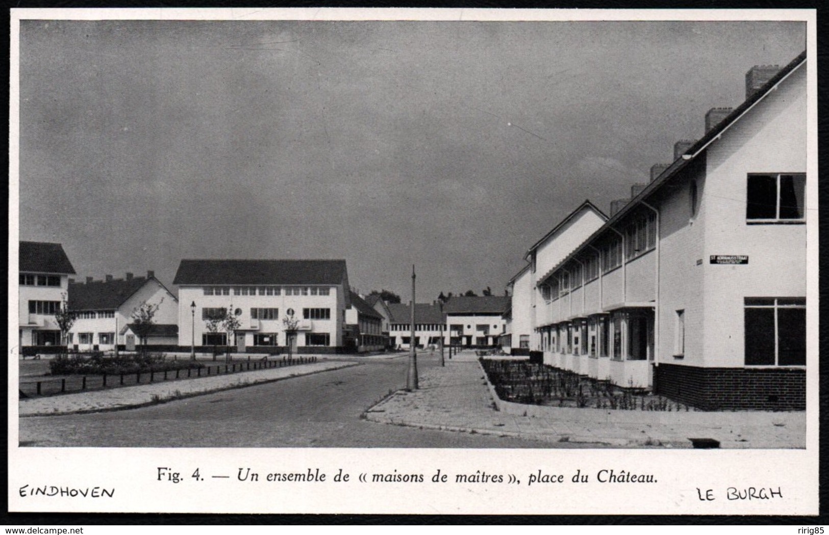 1940  --  EINDHOVEN  LE BURGH  MAISONS DE MAITRE PLACE DU CHATEAU  3Q668 - Ohne Zuordnung