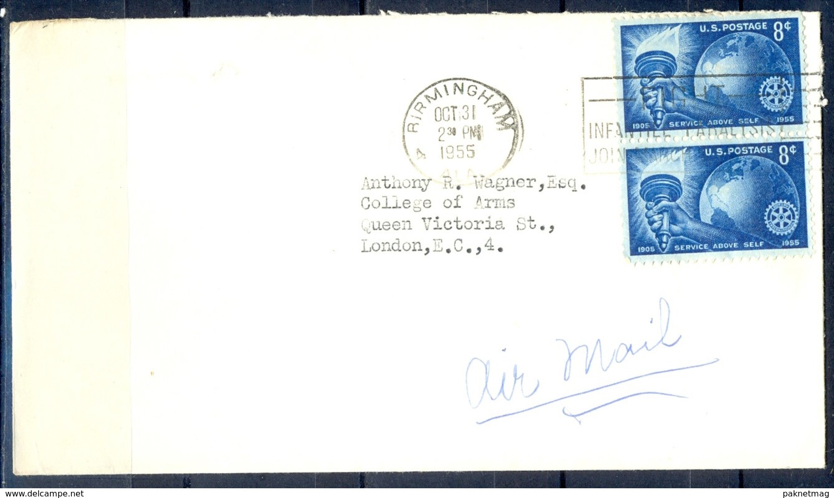 K18- USA United States Postal History Cover. Post To U.k. England. Liberty. - Postal History