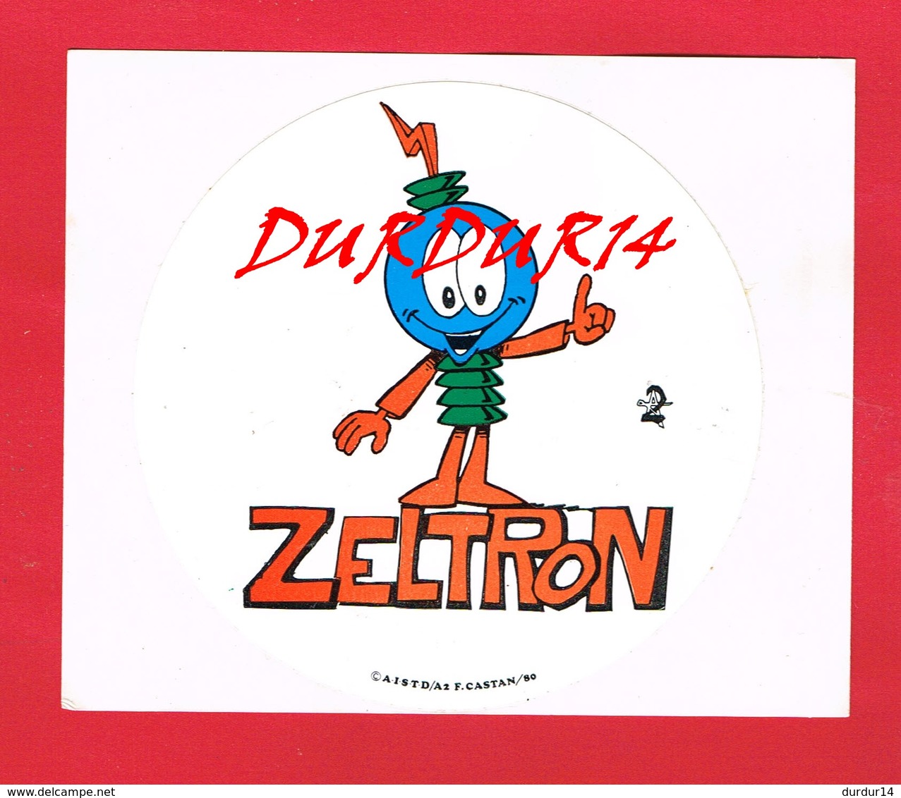 1 Autocollant ZELTRON 1980 - Autocollants