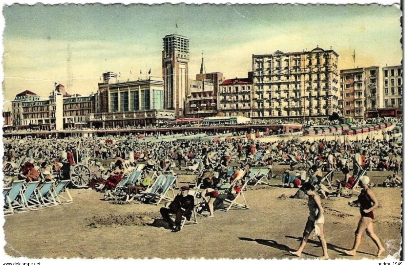 BLANKENBERGE - Plage Et Casino - Oblitération De 1955 - Edition John Prévot - Blankenberge