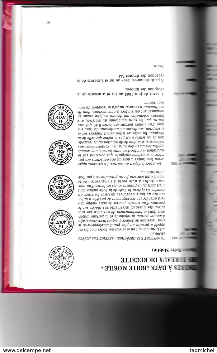 Dictionnaire Historique Timbres/griffes Standard Des Potes 1792/1914  De  J P  ALEXANDRE - Philatelic Dictionaries