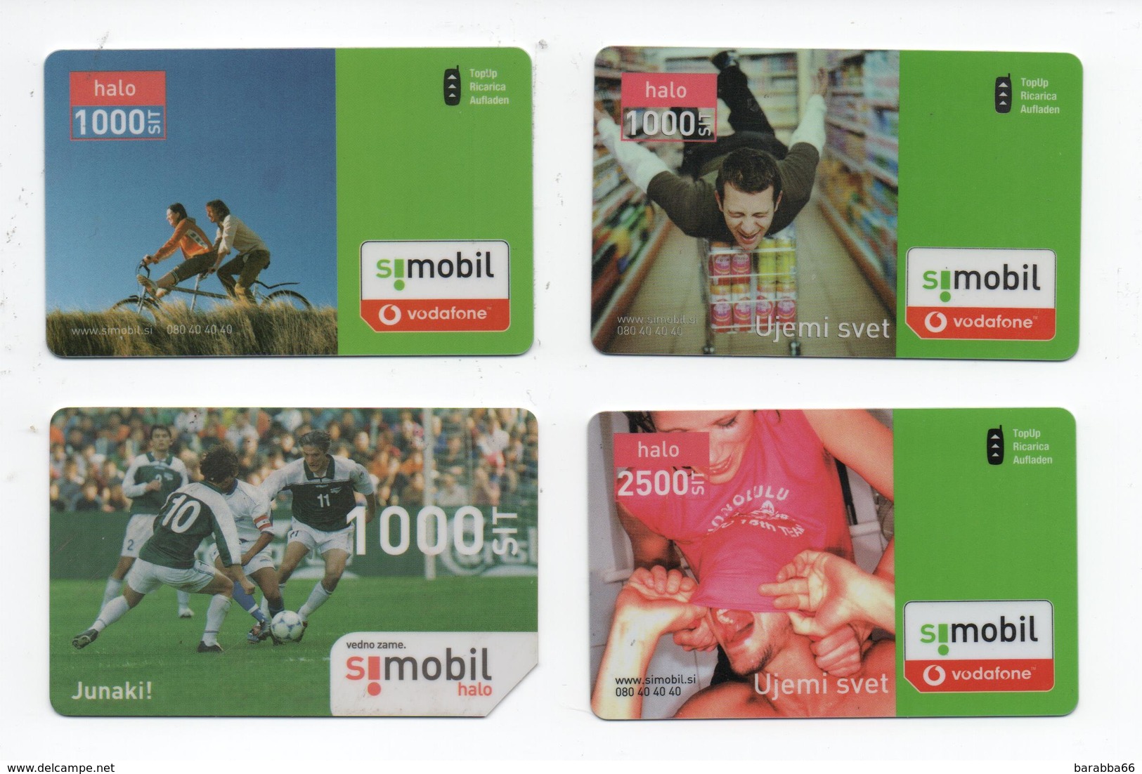 Simobil Prepaid 4 Cards - Slovénie