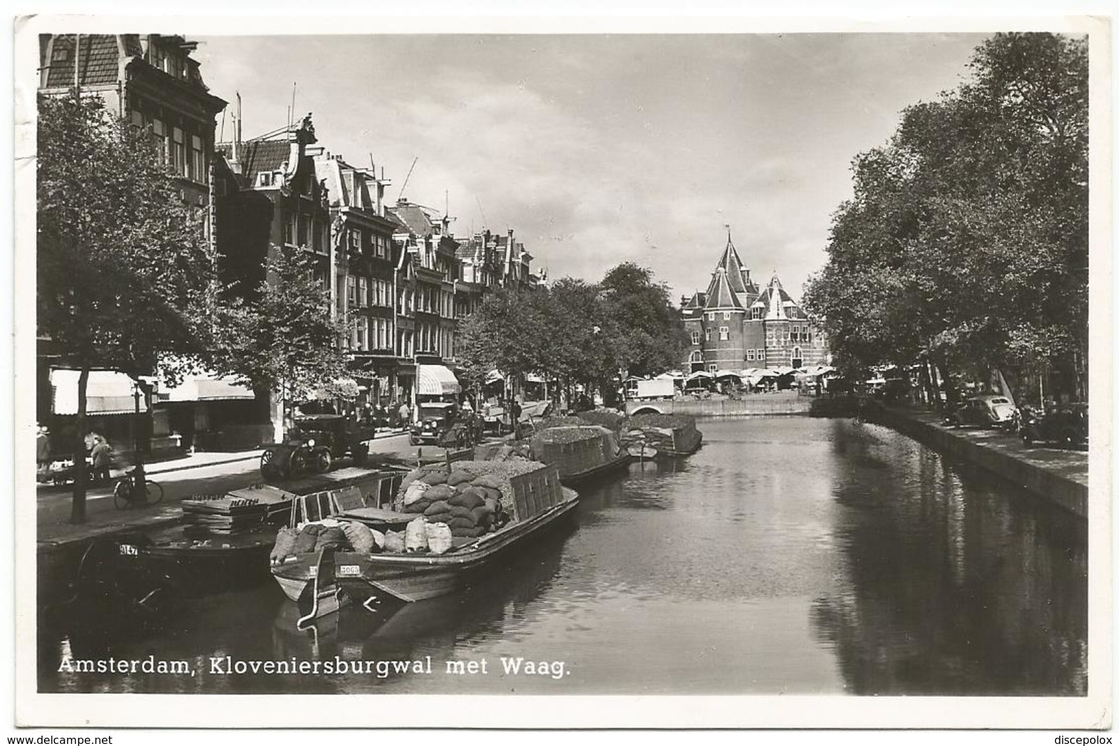 W1090 Amsterdam - Kloveniersburgwal Met Waag / Viaggiata 1951 - Amsterdam