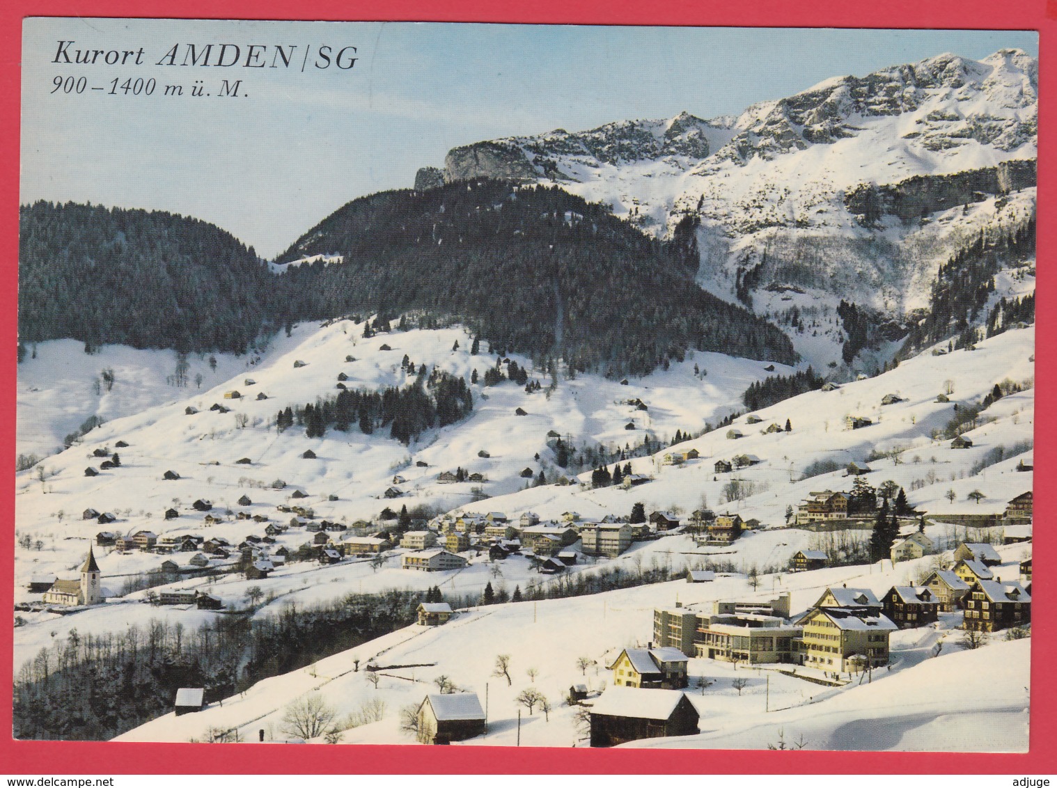 Kurtort AMDEN Mit Mattstock - Ann.70  *SUP*  2 SCANS *** - Amden