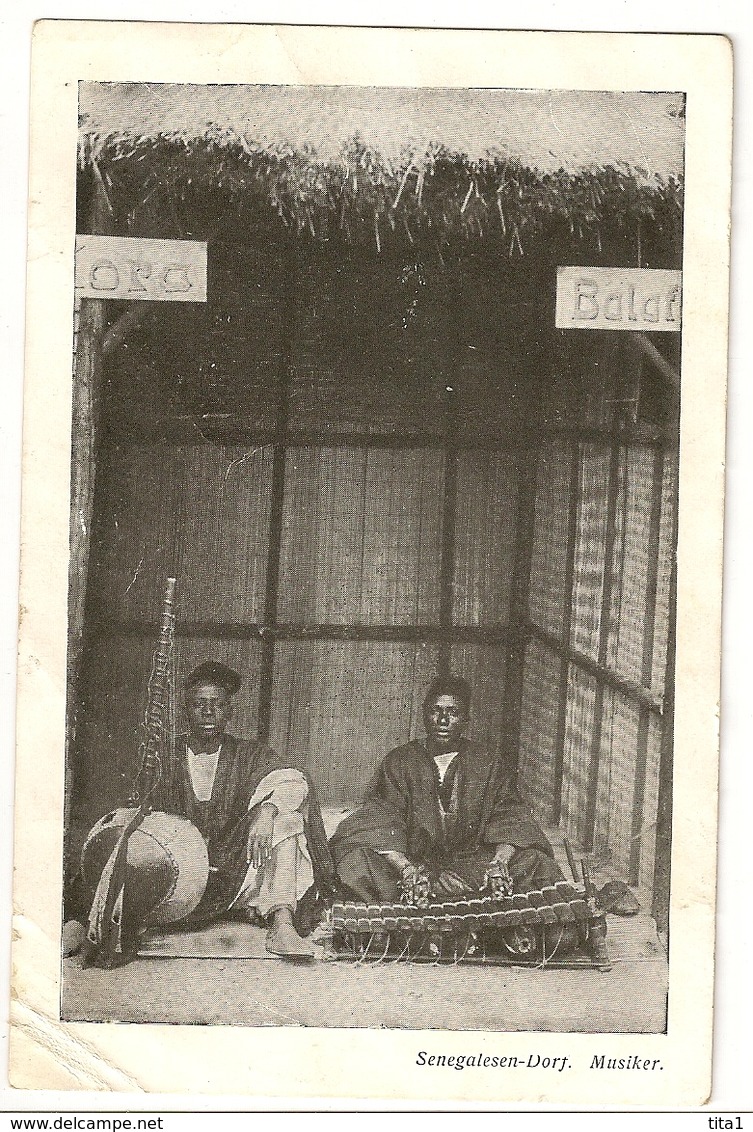 S7332 - Senegalesen-Dorf - Musiker - Sénégal