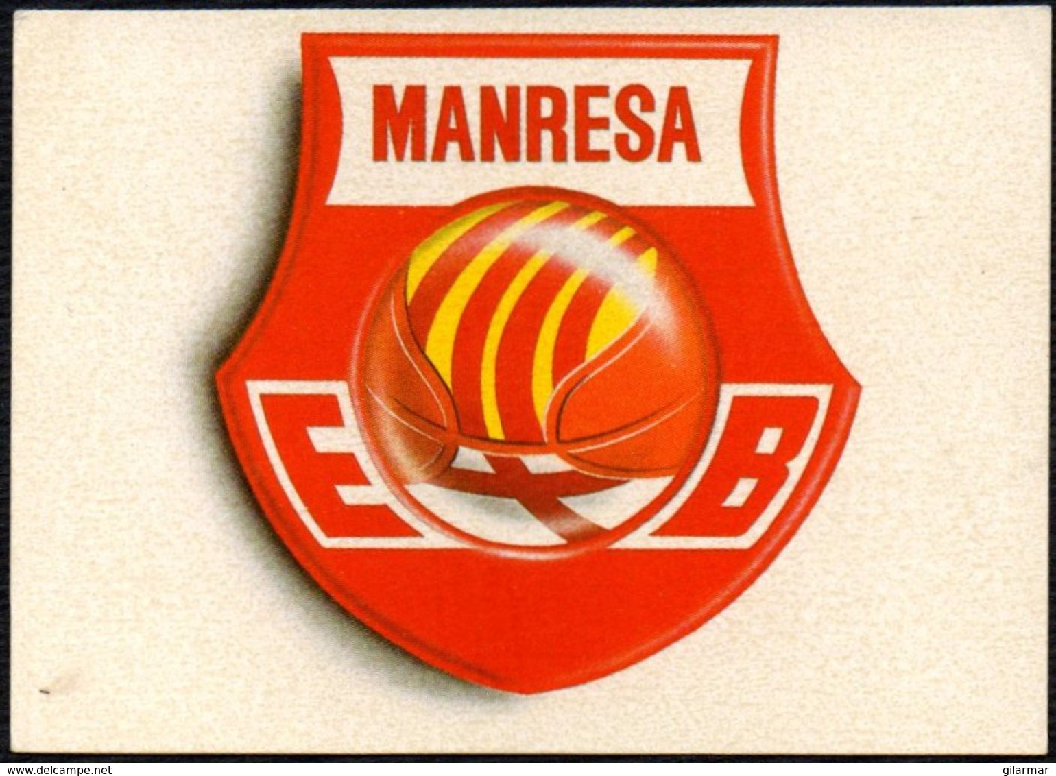 BASKETBALL - LIGA ACB - BASQUET MANRESA - MARCA - STICKER - Altri & Non Classificati