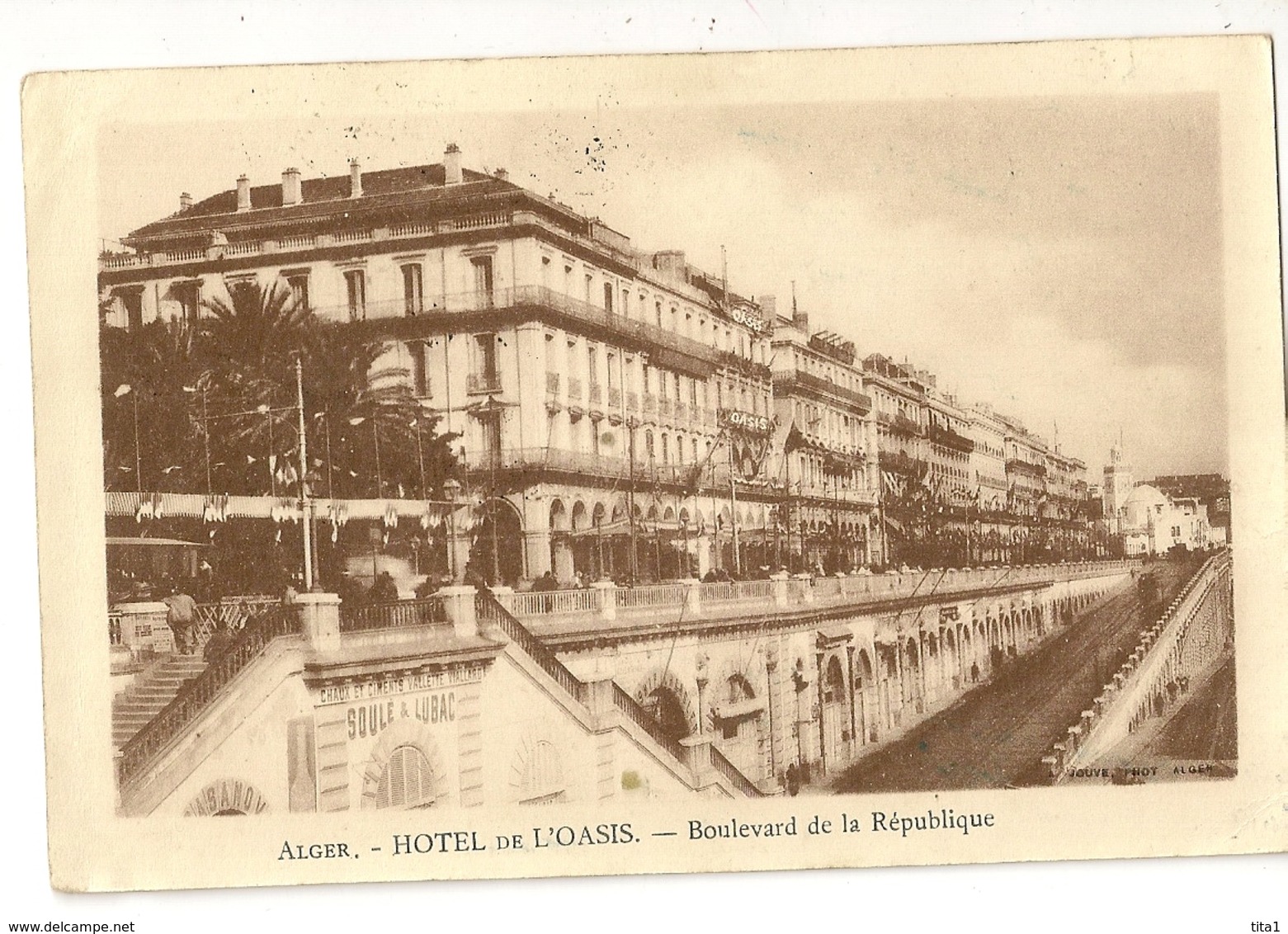 S7341 - Alger - Hotel De L' Oasis - Boulevard De La République - Alger