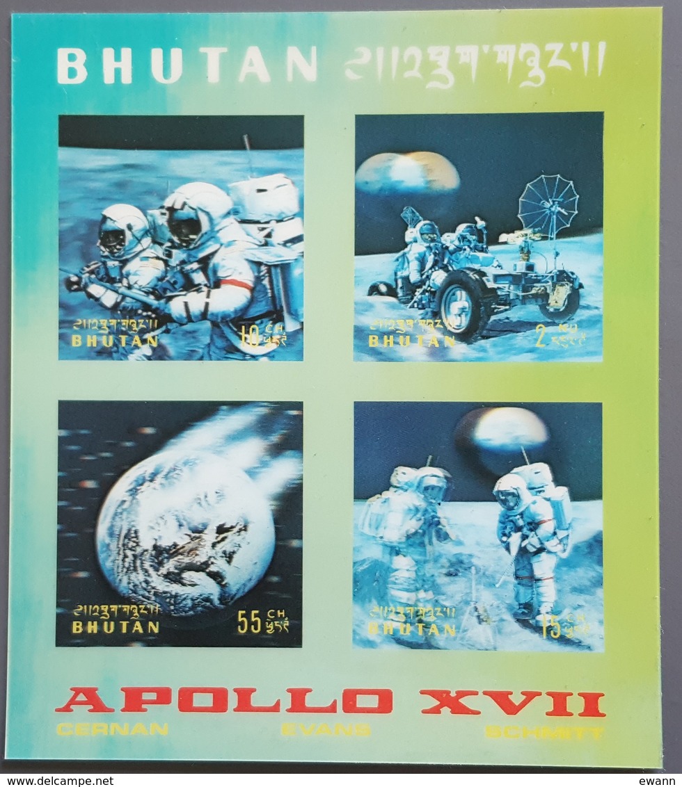 Bhoutan - YT BF N°53 - Espace / Apollo XVII - 1973 - Neuf - Bhoutan