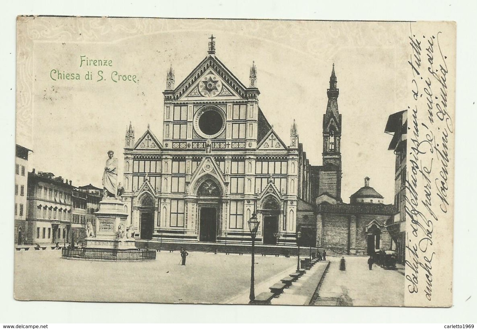 FIRENZE - CHIESA DI S.CROCE  - VIAGGIATA FP - Firenze (Florence)