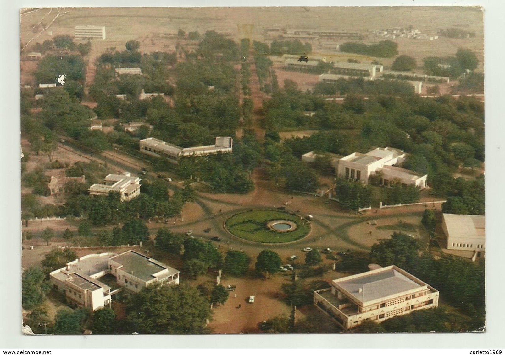 NIAMEY - VUE AERIENNE    - VIAGGIATA FG - Niger