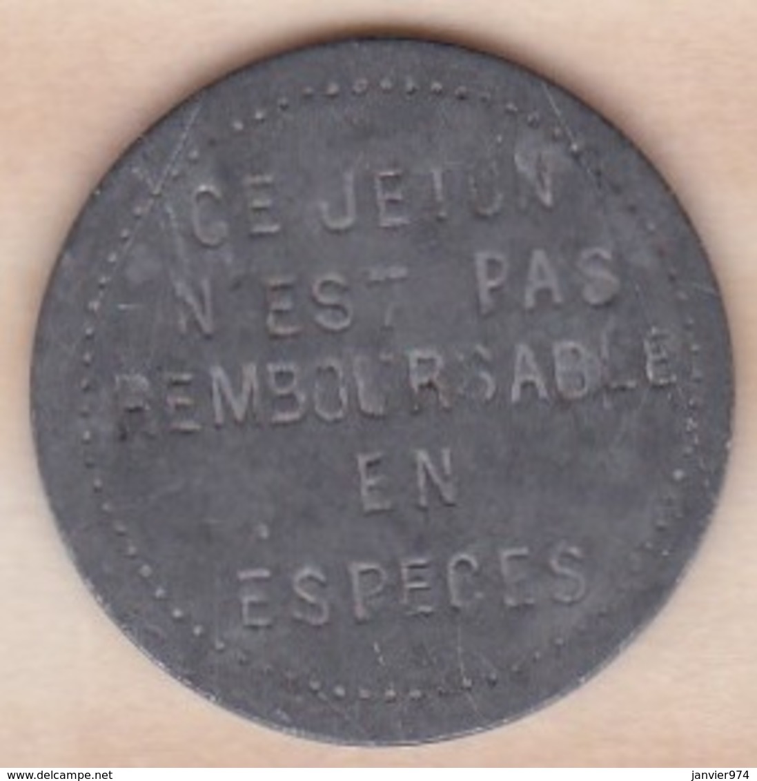 63 . Puy De Dome . Tramways De CLERMONT FERRAND 10 Centimes. Zinc - Monetary / Of Necessity