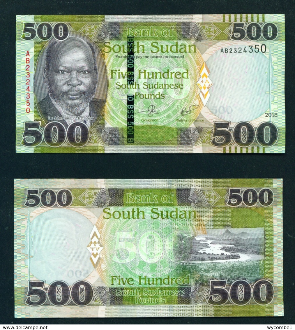 SOUTH SUDAN - 2018 500 Pounds UNC - South Sudan