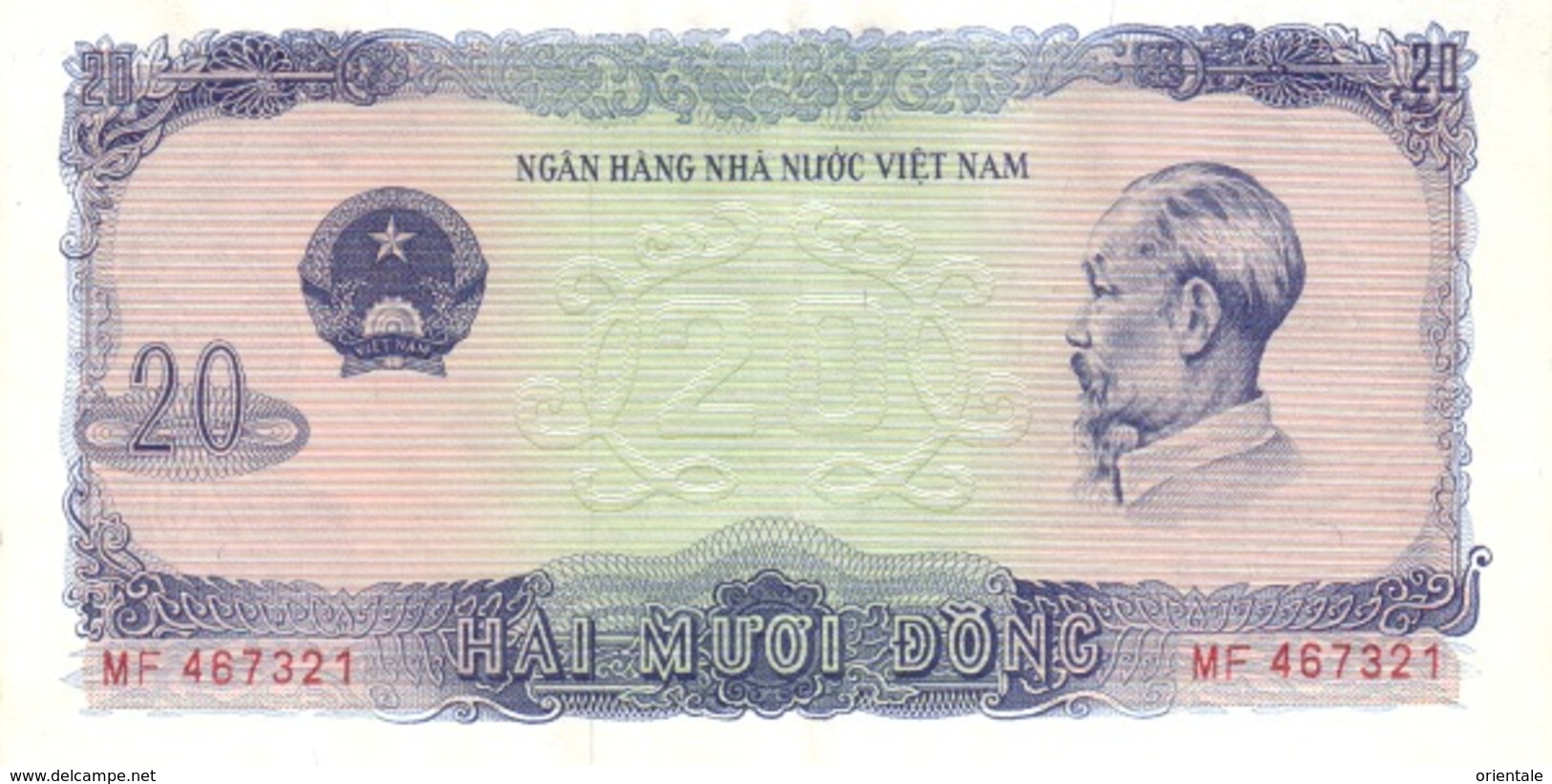 VIETNAM  P. 83a 20 D 1976 UNC - Vietnam