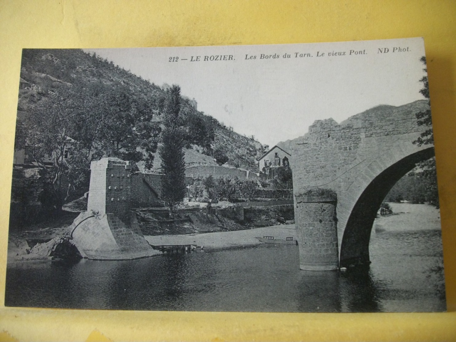 48 7968 CPA - 48 LE ROZIER. LES BORDS DU TARN. L3E VIEUX PONT - Otros & Sin Clasificación