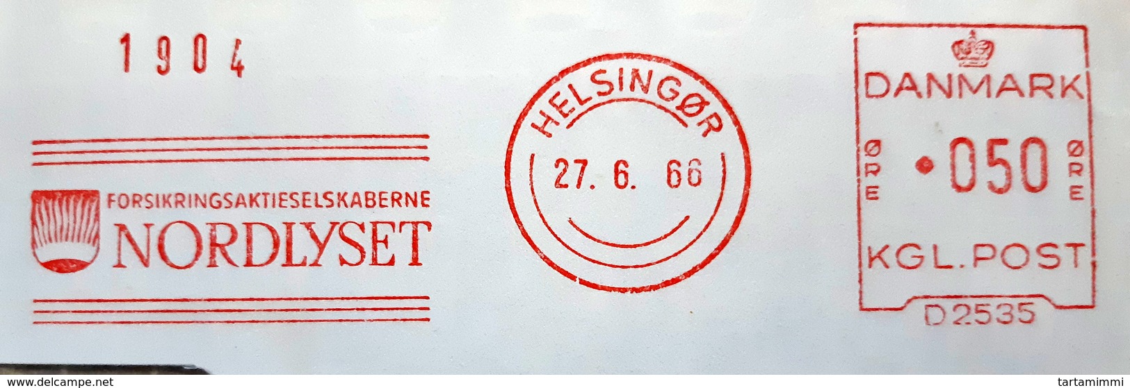 EMA AFS METER STAMP FREISTEMPEL - DANMARK HELSINGØR 1966 NORDLYSET SUNSHINE SUNSET SUN SOLEIL - Franking Machines (EMA)