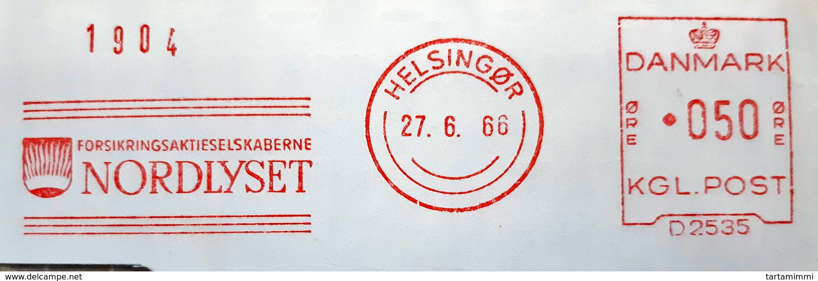 EMA AFS METER STAMP FREISTEMPEL - DANMARK HELSINGØR 1966 NORDLYSET SUNSHINE SUNSET SUN SOLEIL - Machines à Affranchir (EMA)