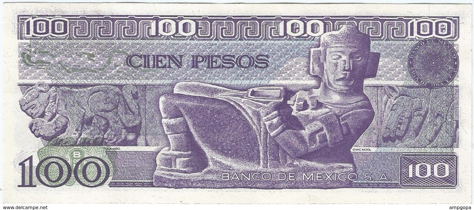 México 100 Pesos 25-3-1982 UT Pick 74c UNC - Mexique