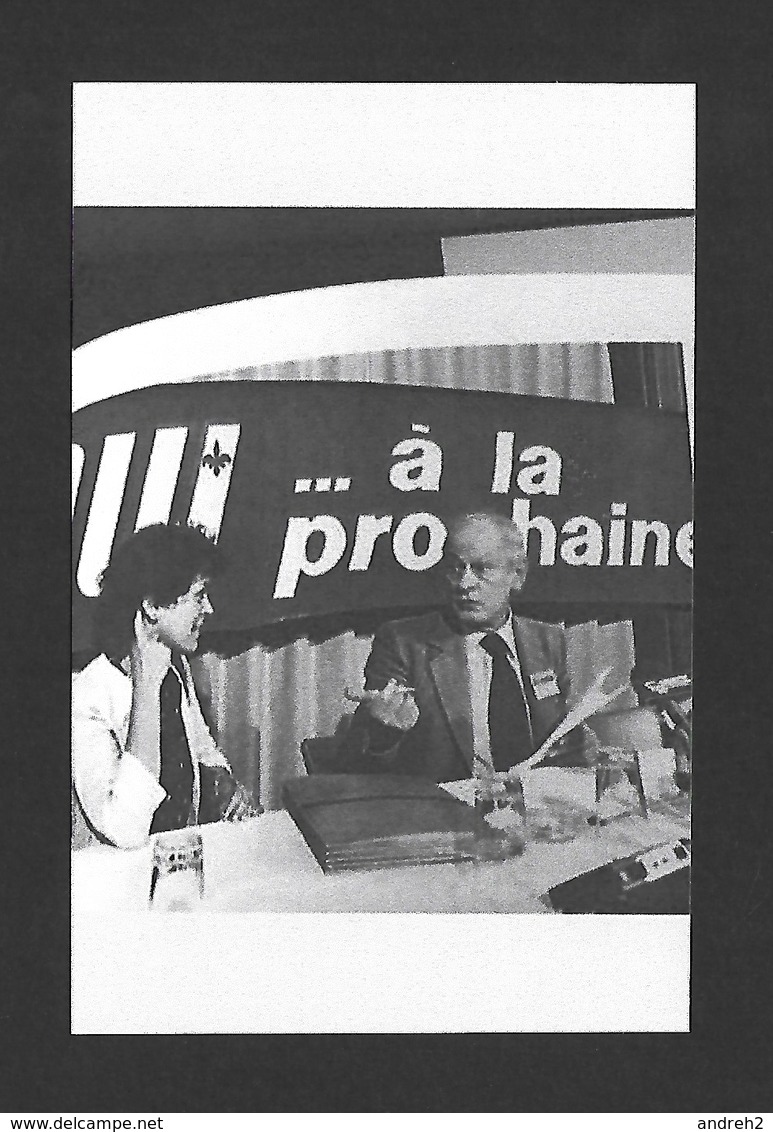 POLITIQUE DU QUÉBEC - RENÉ LÉVESQUE ET LOUISE HAREL APRÈS LE REFÉRENDRUM - Personnages