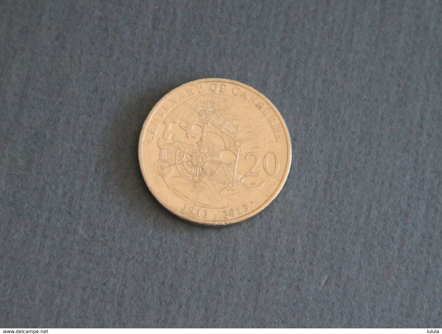 Australia 2013 CANBERRA CENTENARY 20c Coin QEII - 20 Cents
