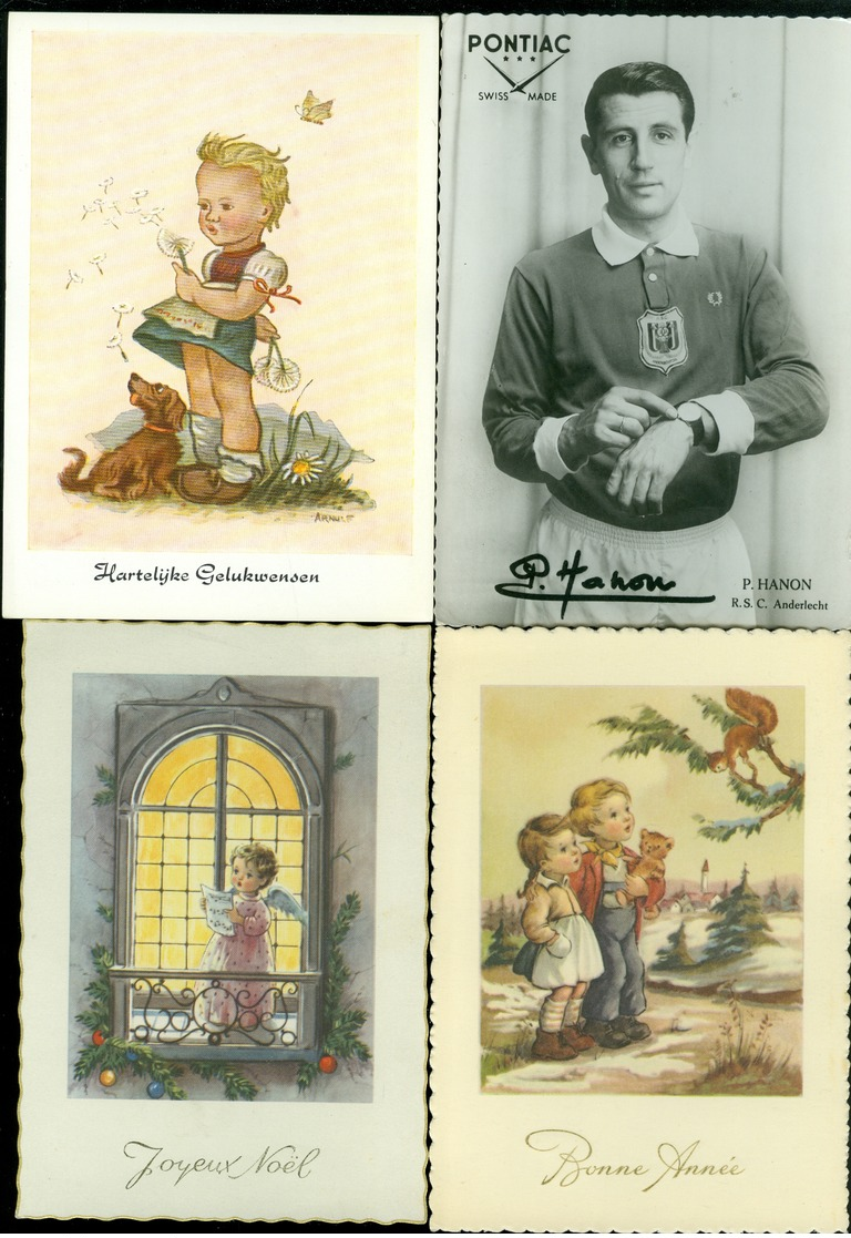 Beau Lot De 60 Cartes Postales De Fantaisie Grand Format  Mooi Lot Van 60 Postakaarten Van Fantasie Groot Formaat - 5 - 99 Cartes