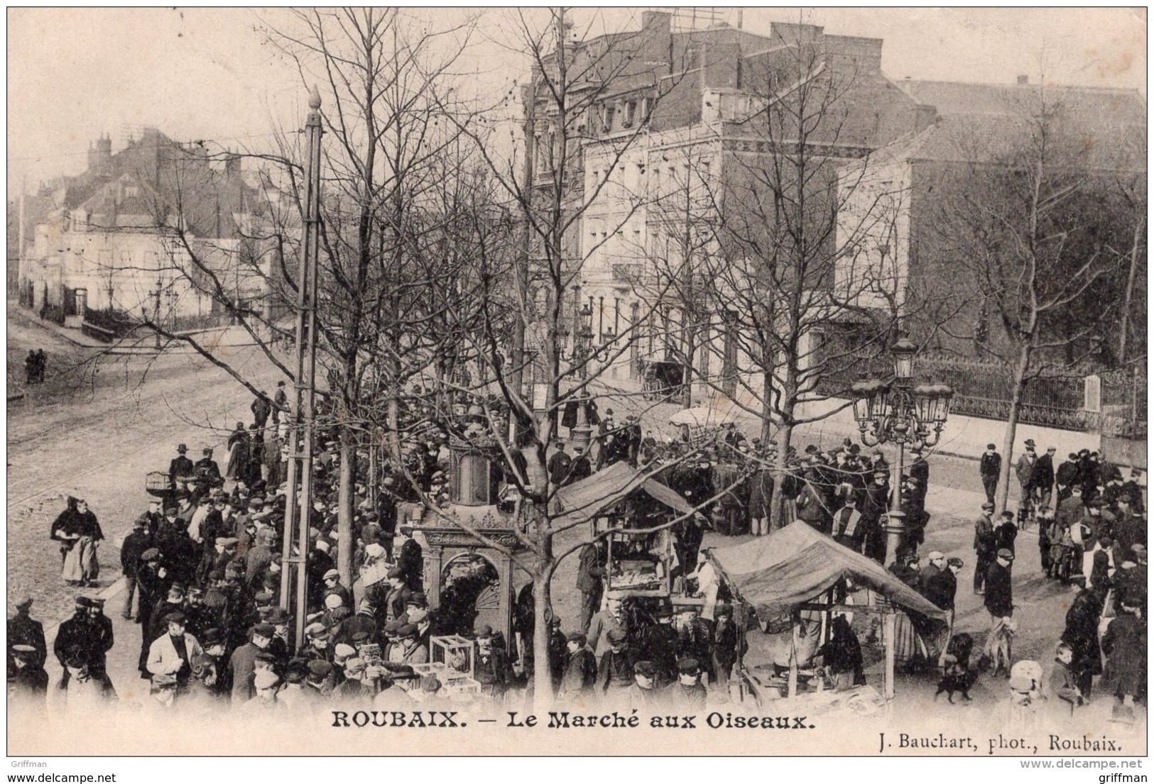 ROUBAIX LE MARCHE AUX OISEAUX 1908 TBE - Roubaix