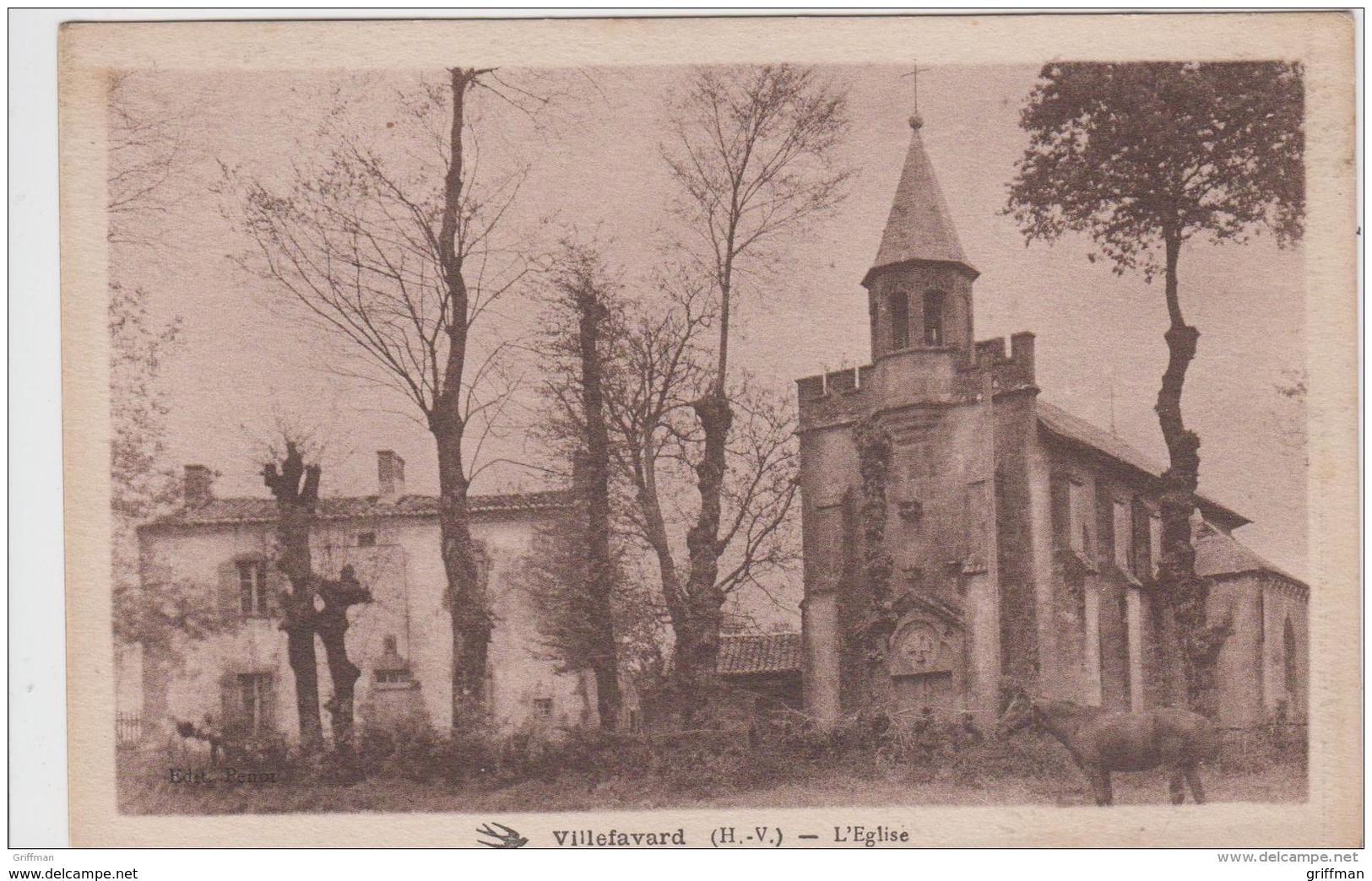 VILLEFAVARD L'EGLISE TBE - Andere & Zonder Classificatie