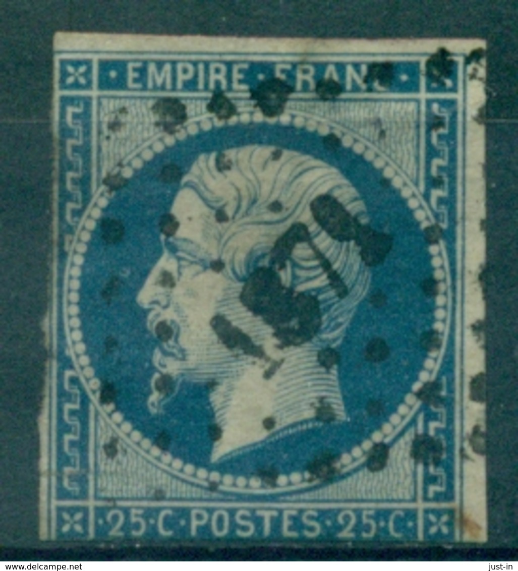 FRANCE  N° 15 (ob PC) Bleu Foncé Cote 370.00 € - 1852 Louis-Napoléon