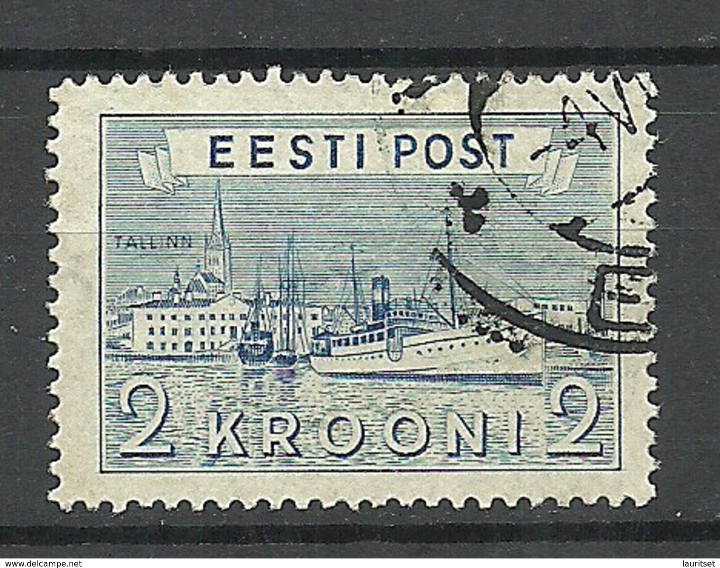 Estland Estonia Estonie 1938 Reval Tallinn Hafen Harbour  Michel 137 O - Estonie