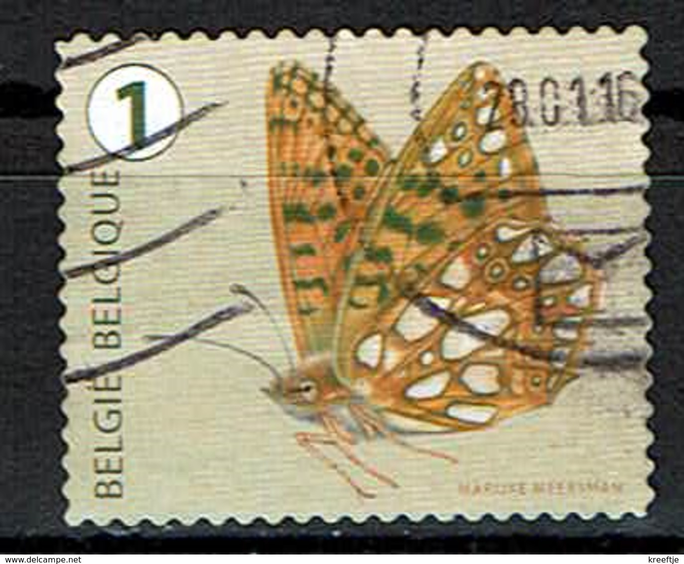 Vlinder Uit 2014 / Papillon 2014 (OBP 4453 ) - Oblitérés