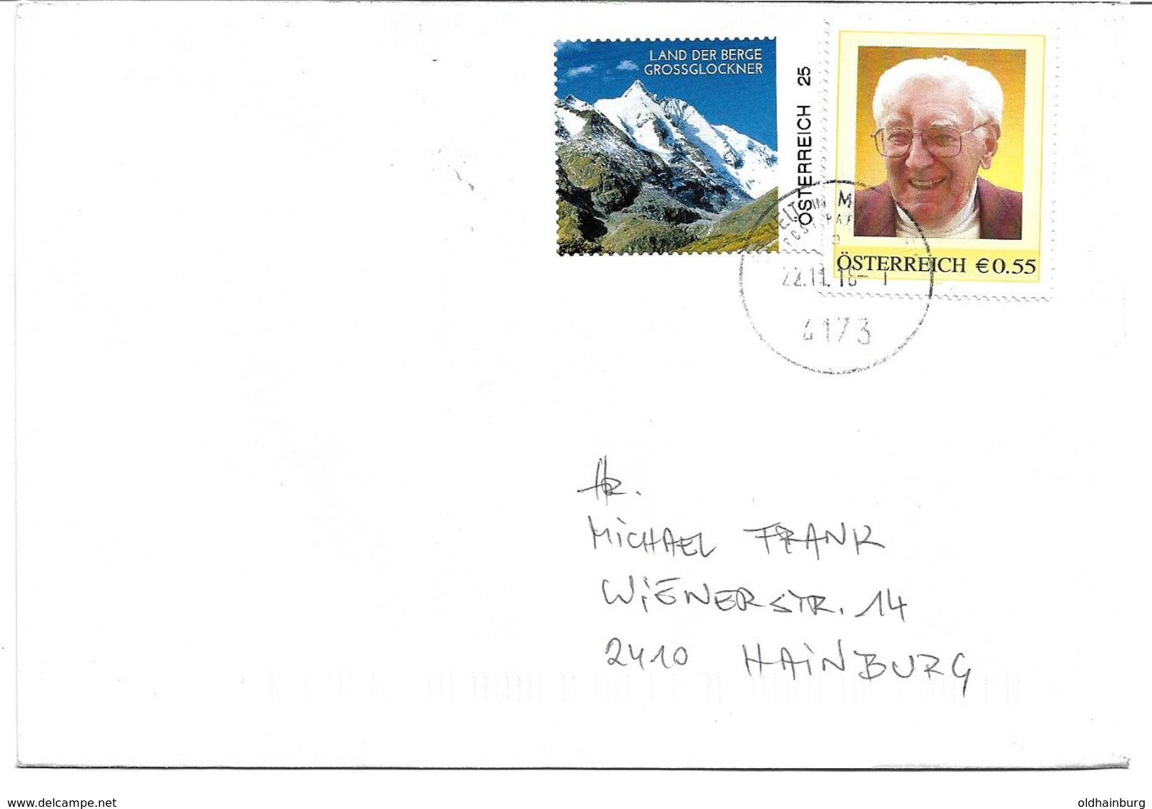 1692b: Personalisierter Brief Aus Bedarfspost: Seltene Kleinauflage (unbekannter Mann) Mit €- Zeichen, RR - Personalisierte Briefmarken