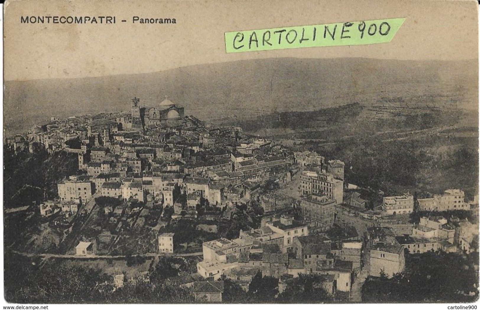 Lazio-roma-montecompatri Panorama Veduta Panorama Monte Compatri Primi 900 (v.retro) - Autres & Non Classés