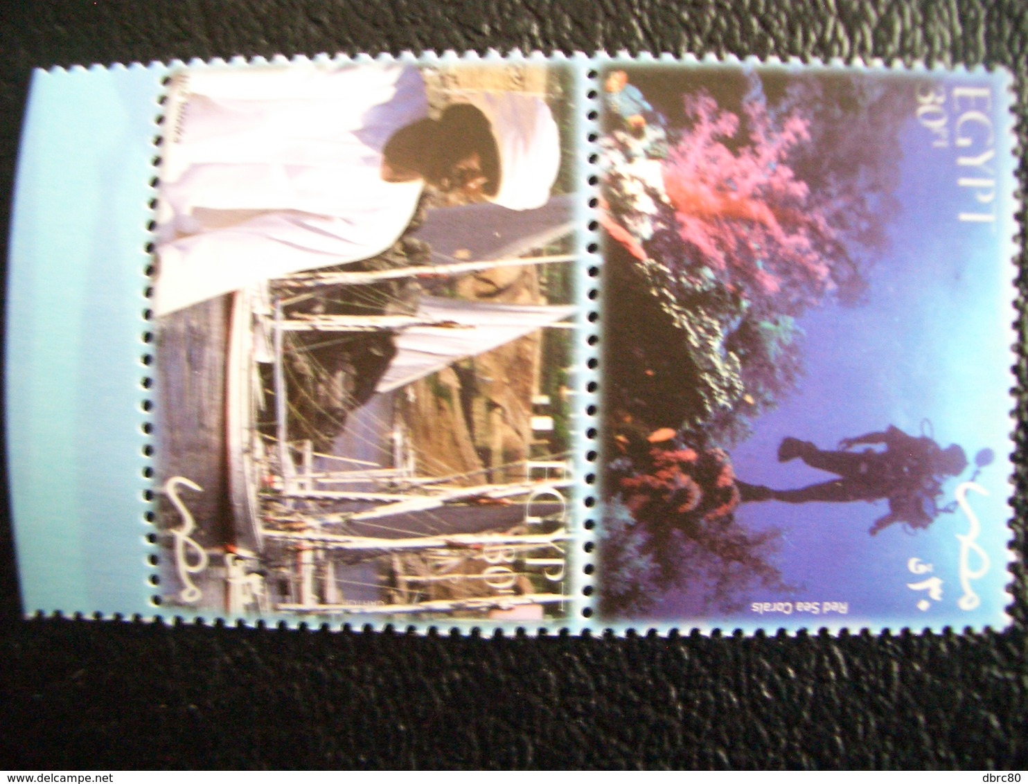 Egypt, 2004, Discover Egypt, Sea, Sailing, Diving, Ships, Pair, - Unused Stamps