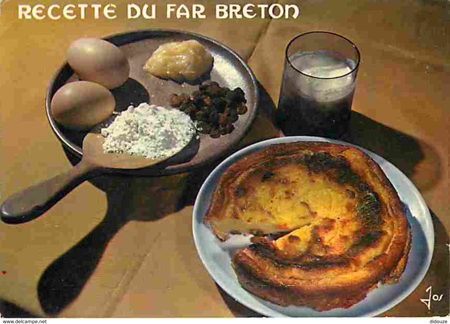 Recettes De Cuisine - Far Breton - Voir Scans Recto-Verso - Recettes (cuisine)