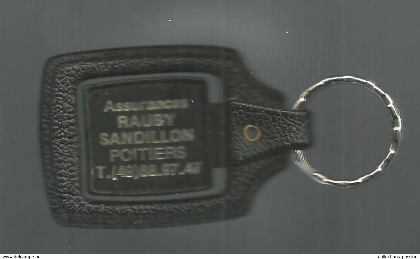 Porte Clefs , Clés , Assurances RAUBY SANDILLON ,Poitiers , 2 Scans , Frais 1.95 E - Porte-clefs