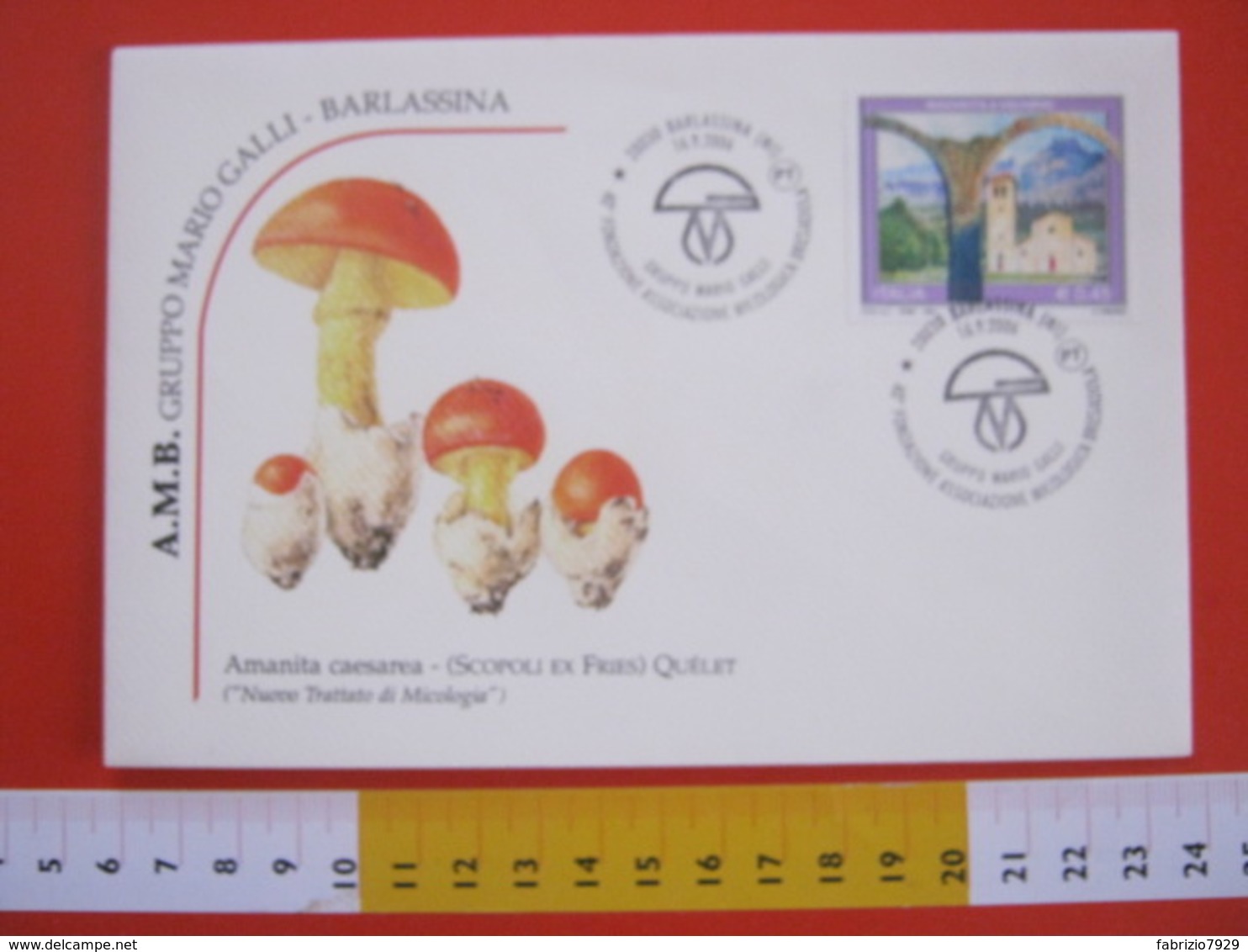 A.08 ITALIA ANNULLO - 2006 BARLASSINA MILANO MONZA 40 ANNI MICOLOGIA BRESADOLA FUNGO FUNGHI FLORA - Funghi