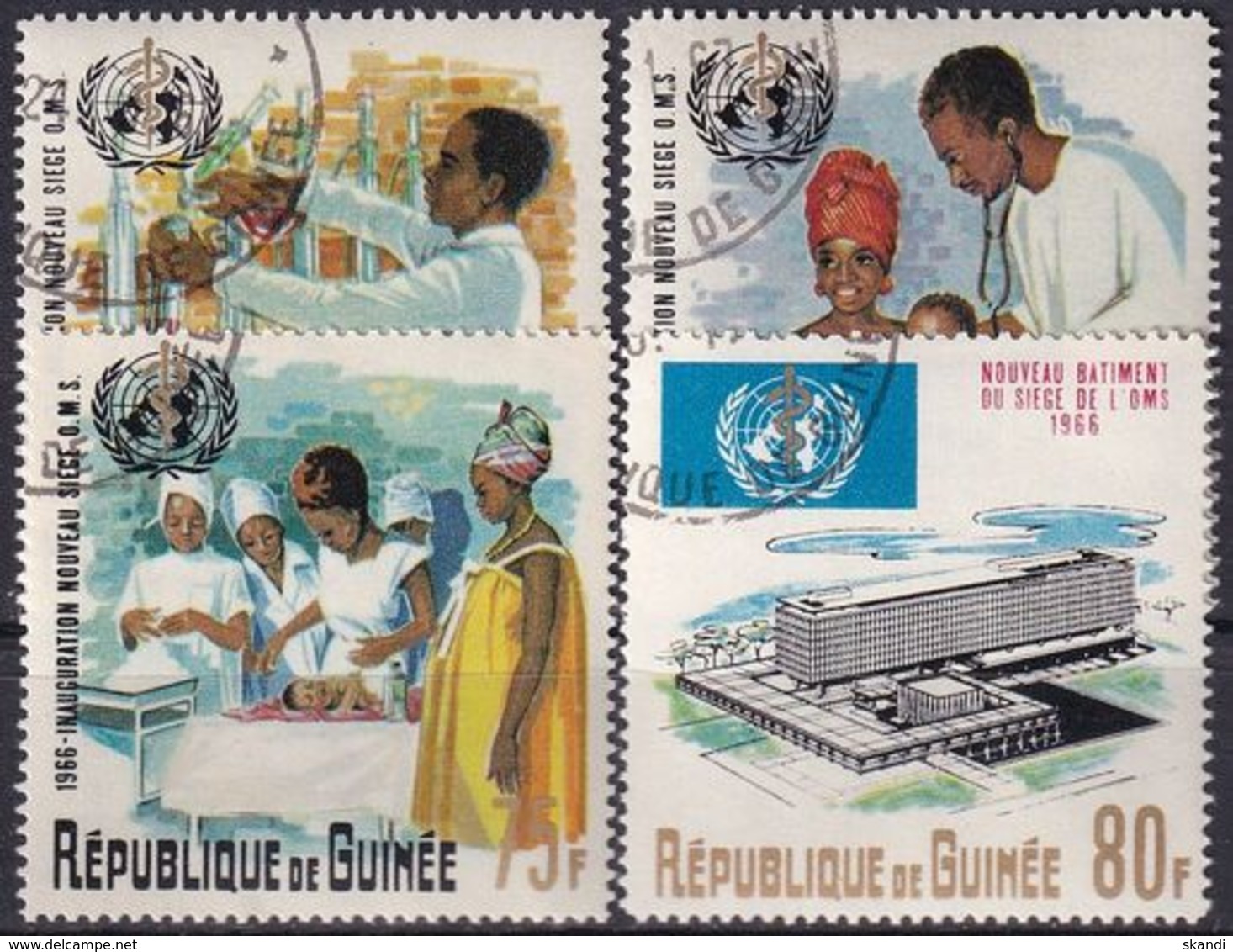 GUINEA 1966 Mi-Nr. 409/12 O Used - Aus Abo - Guinea (1958-...)
